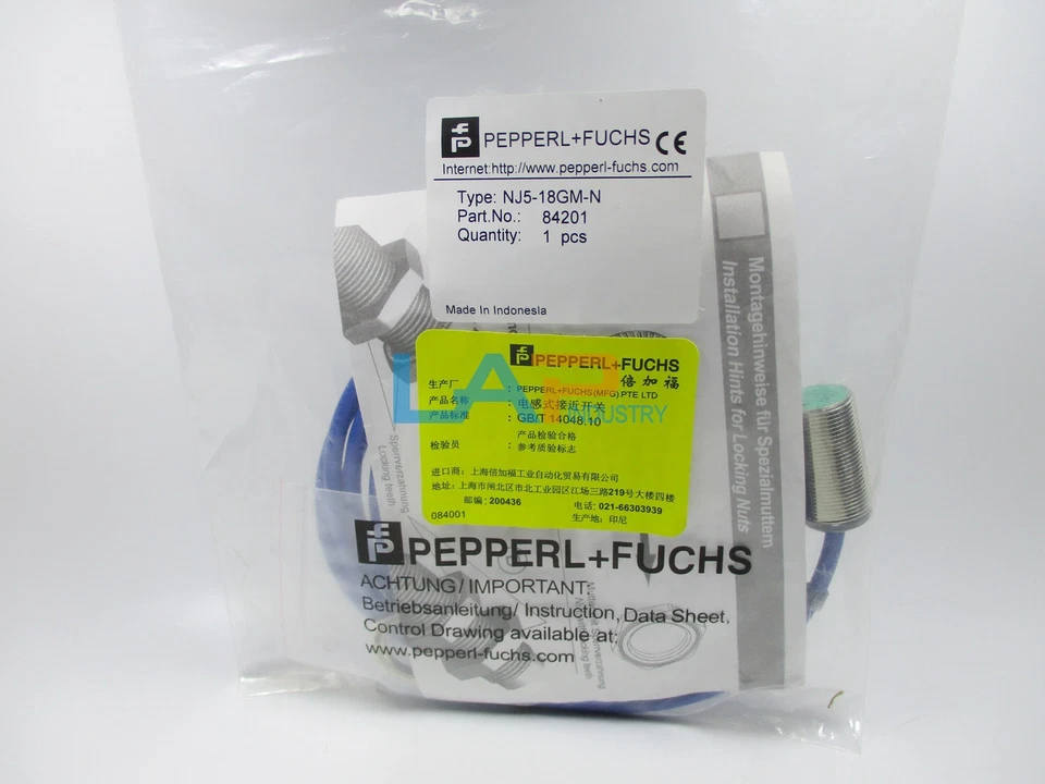 1pcs for Pepperl Fuchs Nj5-18gm-n Proximity Sensor
