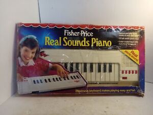 1988 Fisher Price Real Sounds #3810 Electronic Keyboard Piano Recorder Vintage