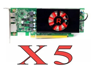 Lot of 5 Dell AMD Radeon RX 550 640 4GB GDDR5 Graphics Card 0R9J9P Low Profile - Picture 1 of 11