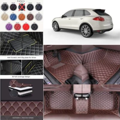 Car Floor Mats Cargo For Dodge Custom Waterproof PU leather Liner Carpet Mats - Image 1 of 4