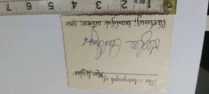Thomas Scullion Sammlung - HANDSIGNIERT LEZLEE CARLING COA BEGINNT BEI £4,99 - Bild 1 von 2
