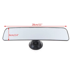 Panoramic Rear View Mirror Universal with Suction Installation Car InteriorS& _t - Picture 1 of 12