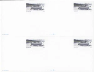 2012 Scott #UX633a Sailboat, Postal Card Sheet of 4 - Picture 1 of 1