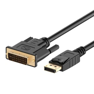 6 Feet 1.8m Gold Plated DisplayPort DP to DVI-D Male Cable Adapter HD 1080 Y-au - Picture 1 of 8