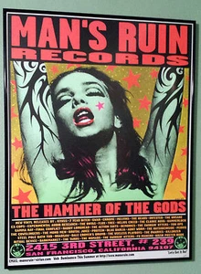 FRANK KOZIK Green Lady Man's Ruin Records 1996 Signed Limiited Ed Print 373/500 - Picture 1 of 4