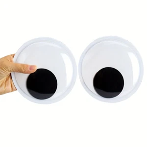 Giant Wiggle Googly Eyes Self Adhesive Eyes For Crafts Making Part 50mm-150mm - Picture 1 of 17