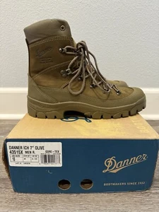 Danner Boots Ich 7" Olive Desert Tan GTX Gore-Tex US Military Size 10 43515X - Picture 1 of 4