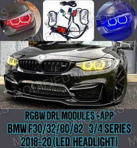 RGB DRL MODULE for BMW F80 M3 F82 M4 F30/32 3/4 Series NON Adaptive LED + APP - Picture 1 of 7