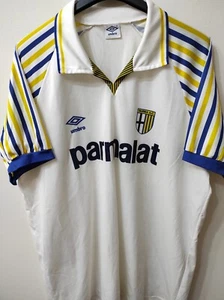 AC PARMA 1990-1991 Parmalat camiseta shirt trikot maillot maglia XL - Picture 1 of 4