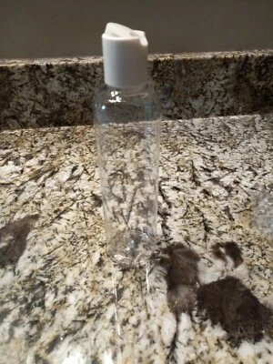 ONE (1) 8 oz PET Bullet Bottle w/ White Cap EMPTY  - Image 1 of 4