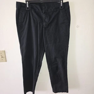 Kut from the Kloth Taylor Crop Trouser Black Womens Size 10  W 34 x L 24 - Picture 1 of 6