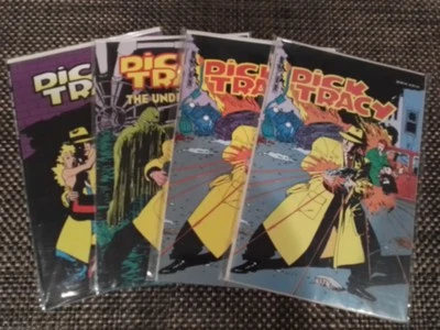 DICK TRACY - Lote de 3 novelas gráficas y 1 versión de cómic basada en película 1990 SIN LEER  Foto 1 de 4