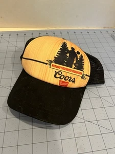 Coors Banquet Wildland Firefighter Foundation Trucker Hat Foam Snapback - Picture 1 of 3