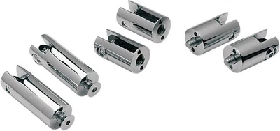 Soportes de estribo trasero Accutronix - Cromo motocicleta bicicleta de calle FPMT501-C Foto 1 de 4