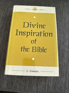 Divine Inspiration of the Bible! 1971 HC/DJ Book by L. Gaussen exlib - Imagen 1 de 2