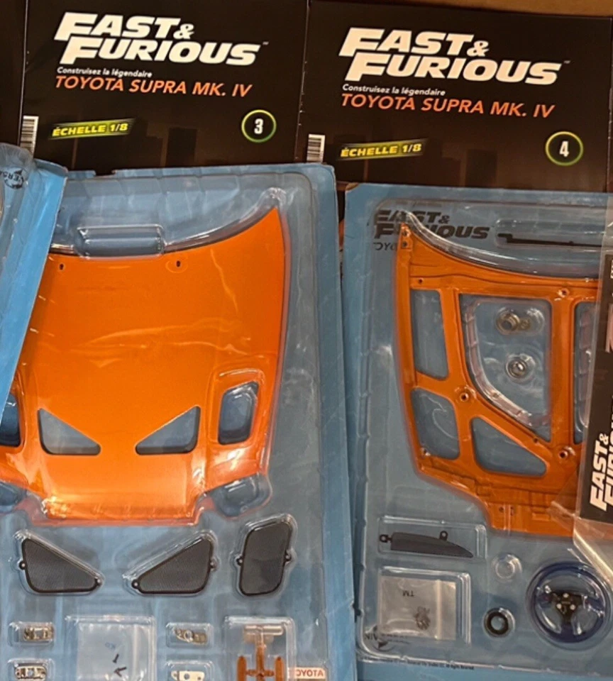 Toyota Supra Bryan Fast And Furious 1/8 Altaya Numero 3-4 - Immagine 1 di 1