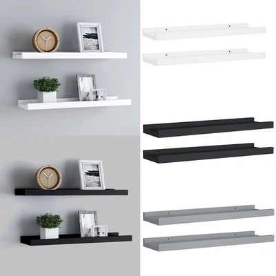 2 Stk. Wand Bilderleiste MDF Fotoleiste Bilderregal Bilderrahmen Wandregal - Bild 1 von 4