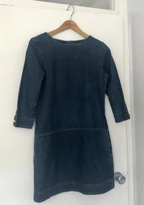 Toast Dress Size 8, Gorgeous Indigo Denim, Great Condition - Picture 1 of 9