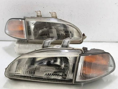 JDM STANLEY Honda Civic EG6 SR3 EJ 2Door Head Lamp Corner Angle Light 1992-95 EH - Image 1 of 4