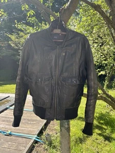 Lederjacke G-Star Denim Biker Cockpit n Größe: L Top - Bild 1 von 17