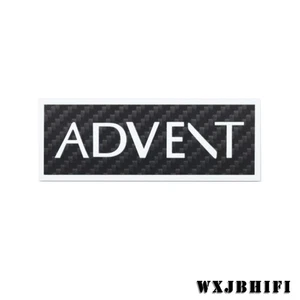 ADVENT Speaker Custom Made carbon fibre Logo Badge 106mm(4.17")X39mm(1.54") - Picture 1 of 11
