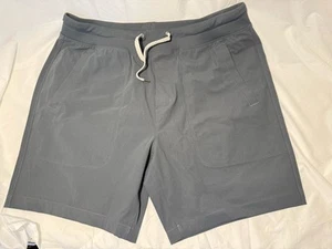 Vuori Men's Classic Fit Solid 4-Way Stretch Meta Easy Short WR4 Shale XL - Picture 1 of 6