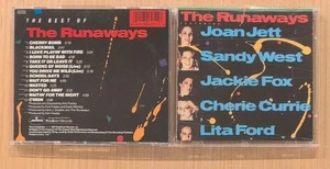 The Best of The Runaways CD Jett West Fox Currie Ford - Imagen 1 de 3