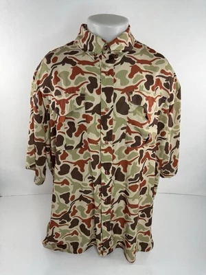 University of Texas Longhorns - Camouflage XXL Fishing Hunting Shirt - EXCELLENT - Image 1 of 4