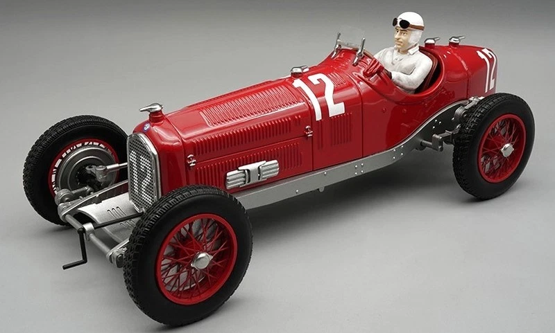 Alfa Romeo P3 Tipo B Winner GP France 1932 Tazio Nuvol 1:18 TECNOMODEL TM18-326D - Immagine 1 di 1