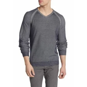 Tailor Vintage Men's Reversible V-Neck Sweater Navy Blazer/Pebble Small $98 - Picture 1 of 2