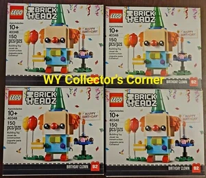 LEGO Retirado Temporada BrickHeadz™ Set 40348 Cumpleaños Payaso Nuevo y Sello de Fábrica - Imagen 1 de 5