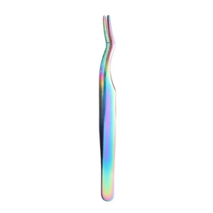 False LASH EXTENSION TWEEZER Curved Eye Beauty EYELASH Applicator Tool ❥ - Picture 1 of 27