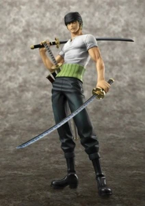 ONE PIECE - Roronoa Zoro 10th Limited Ver. 1/8 Pvc Figure P.O.P. MegaHouse - Foto 1 di 11