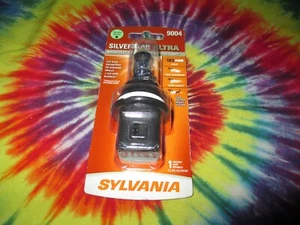 SYLVANIA 9004 WHITER LIGHT HALOGEN BULB SILVERSTAR ULTRA CAR TRUCK VAN-NEW-NR - Picture 1 of 3
