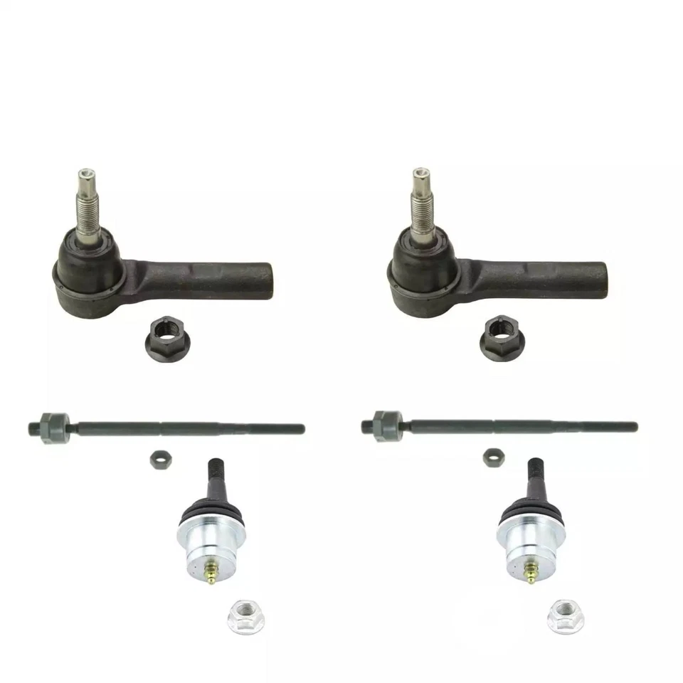 Front 2 Lower Ball Joints & 4 Tie Rod Ends Dodge Charger Magnum Chrysler 300 - Image 1 of 1