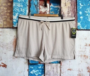 Damen Athletic Works Mesh Shorts Midrise XXXLARGE Antique Taupe NEU - Bild 1 von 12