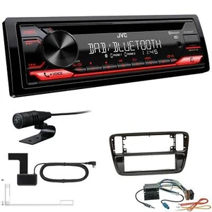 JVC KD-DB622BT DAB Auto Radio USB BT für Volkswagen VW Up 2011-2016 piano black  - Bild 1 von 5