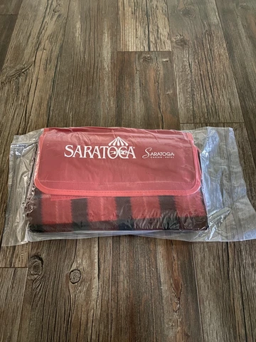2022 Saratoga Race Course Picnic Blanket, Horse racing NYRA Table Cloth Blanket Cover