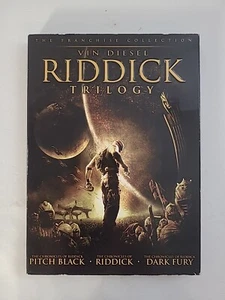 Riddick Trilogy DVD 2 Disc Set Vin Diesel Buy 3 Get 1 Free W/ Code+Free Shipping - Picture 1 of 6