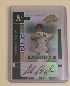 2003 Playoff Absolute Memorabilia Spectrum Sig. #192 Shane Bazzell #/250 RC AUTO
