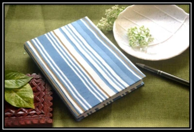 Doodle Diary Notebook Fabric Gift sketchbook journal A5 Diaries Unruled 200 Page - Image 1 of 4