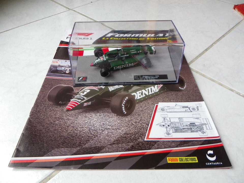 Tyrrell Ford 011 Michele Alboreto #3 1982 1/43 Ixo F1 Formula 1 + Fascicolo - Immagine 1 di 1