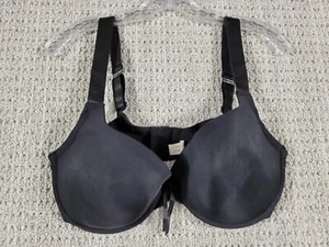 Queen Black Padded Underwire Bra Size 38DD - Picture 1 of 7