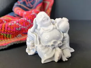Old Chinese Carved White Stone Buddha …beautiful collection and display piece - Picture 1 of 9