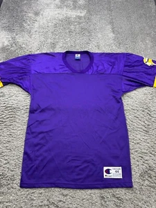 Vtg Minnesota Vikings Champion Jersey Men 44 Large Purple Blank NFL Made In USA - Picture 1 of 11