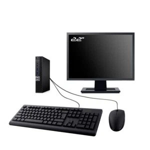 PC Dell Optiplex 5050 Micro Bildschirm 22 " Intel G4400T RAM 8Go SSD 960Go W11 - Bild 1 von 7