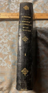 Histoire Du Consulat Et De L'Empire A. Thiers Vol.1 (The Walking Dead set sale) - Picture 1 of 6