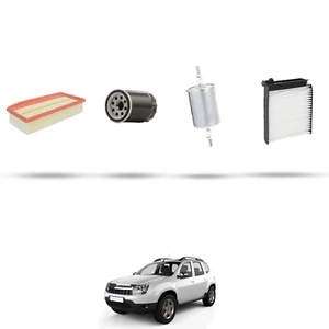 HOFFCAR Kit tagliando - 4 filtri compatibile con Dacia Duster 1.6 SCE 84kw dal 2 - Foto 1 di 5