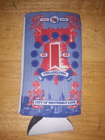 Philadelphia 76ers (25oz)  Koozie - Michelob Ultra - City Of Brotherly Love Cover