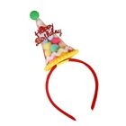 Rainbow Birthday Hat Hairhoop Princess Carnivals Party Headband Festive Headwear